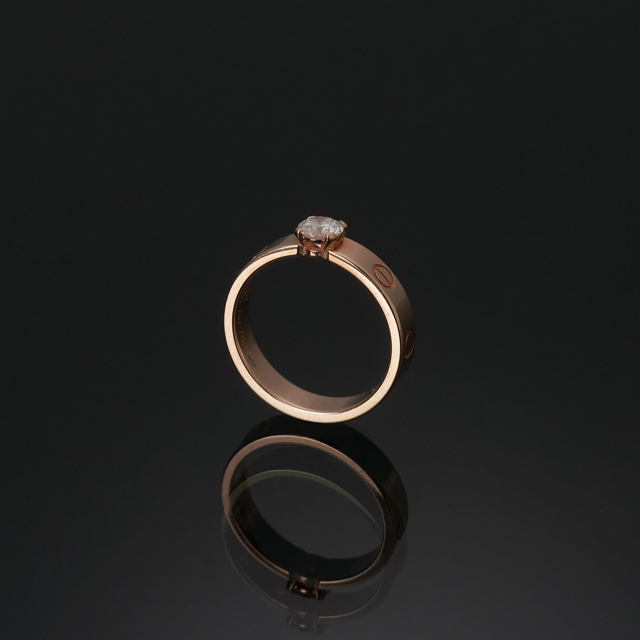 CARTIER(USED)까르띠에 러브 다이아 솔리테어 링 #51