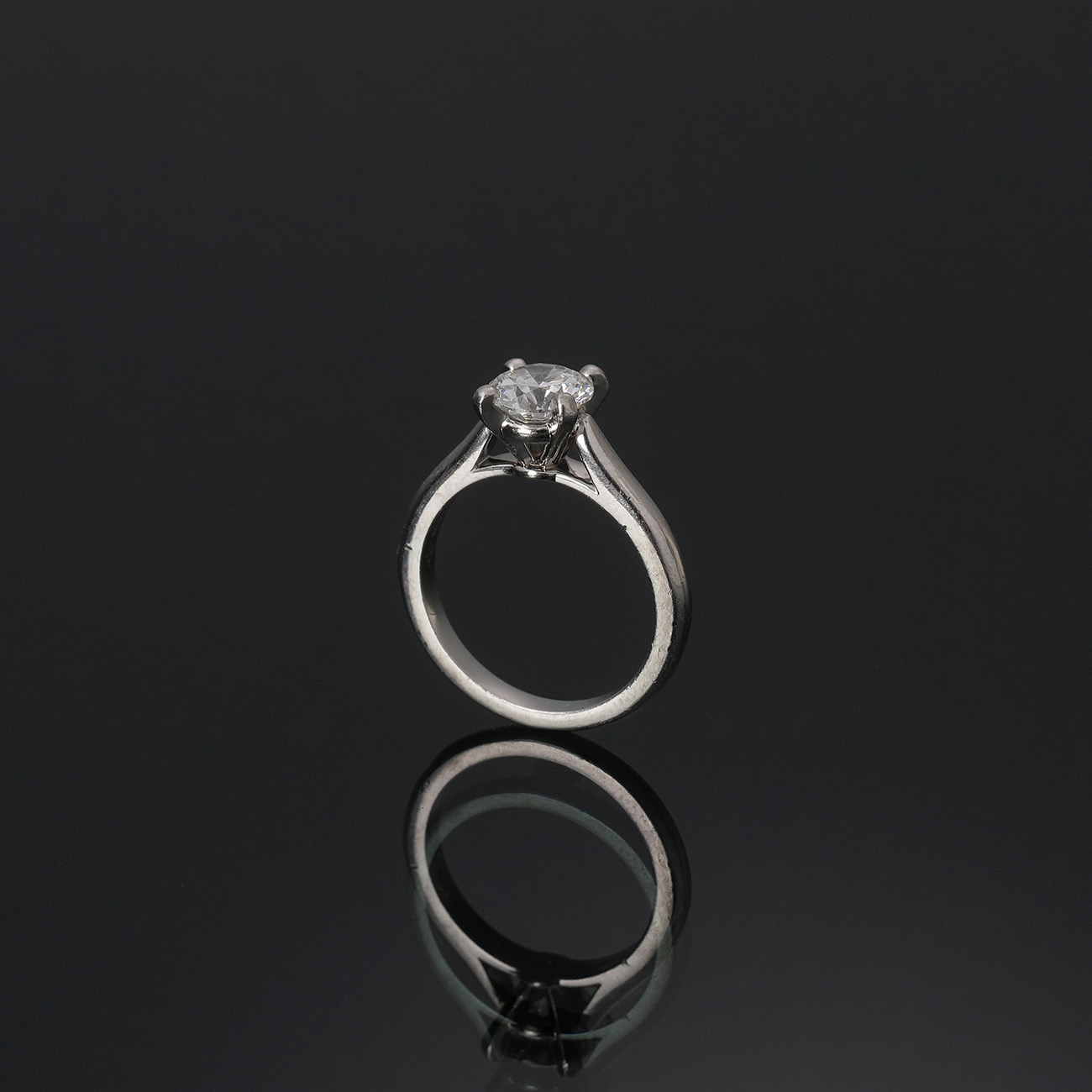 CARTIER(USED)까르띠에 1895 솔리테어 브릴리언트 컷 다이아몬드 #48