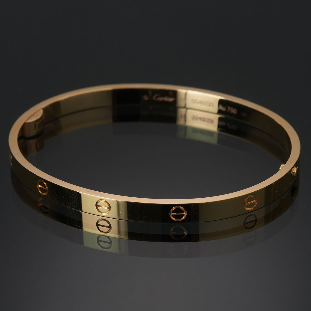 CARTIER(USED)까르띠에 러브 브레이슬릿 미듐#19