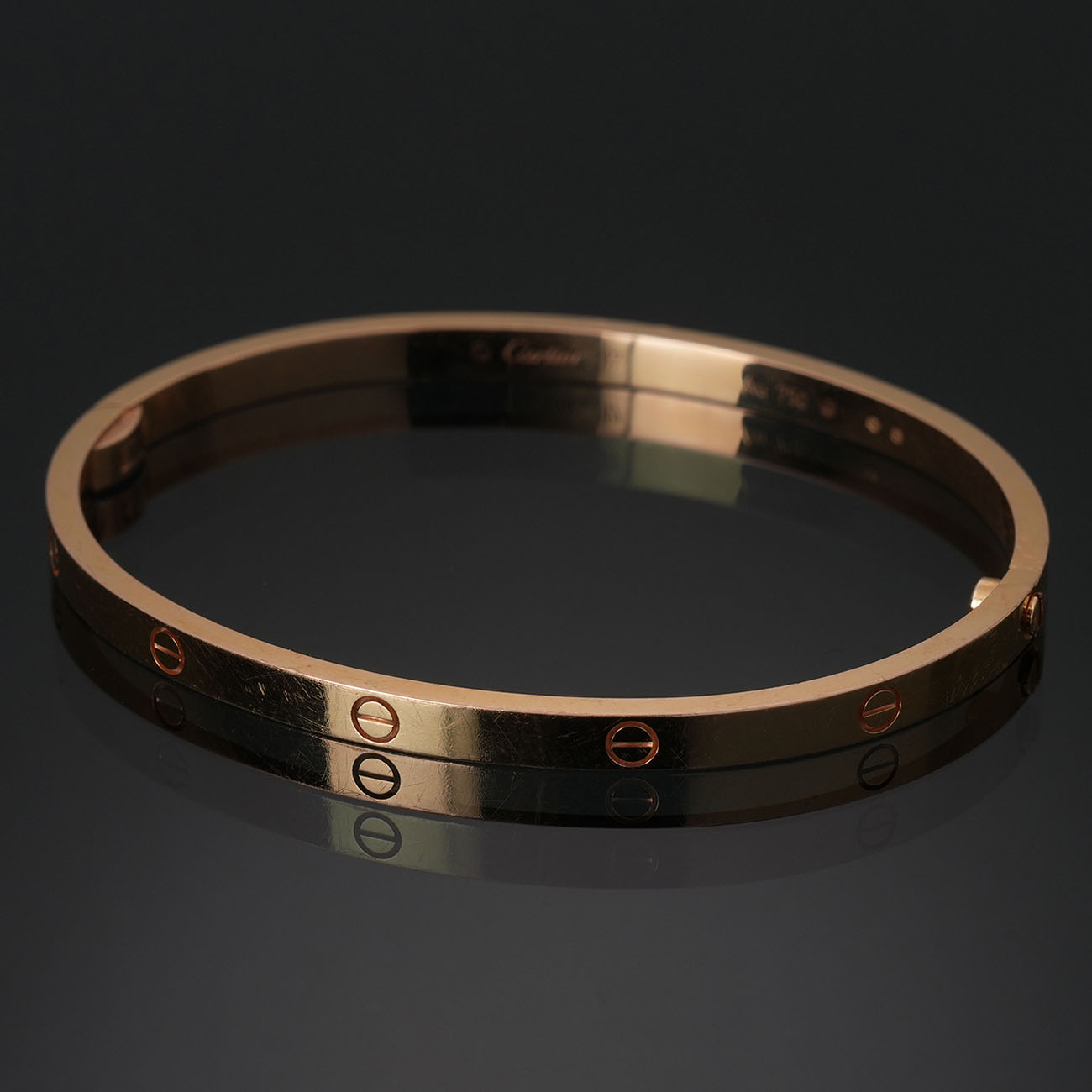 CARTIER(USED)까르띠에 러브 스몰 브레이슬릿 #17