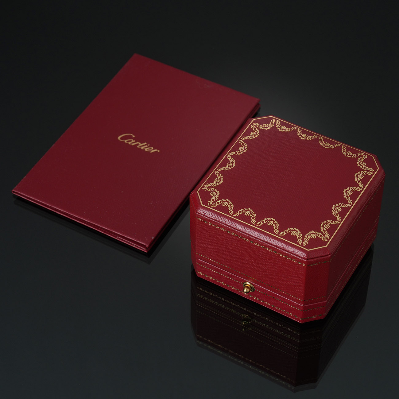 CARTIER(USED)까르띠에 3P 러브 클래식 링 #50