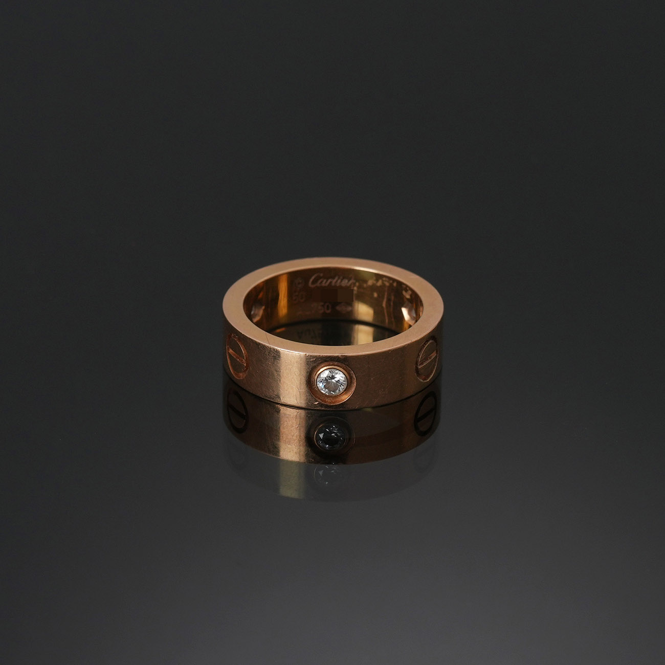 CARTIER(USED)까르띠에 3P 러브 클래식 링 #50