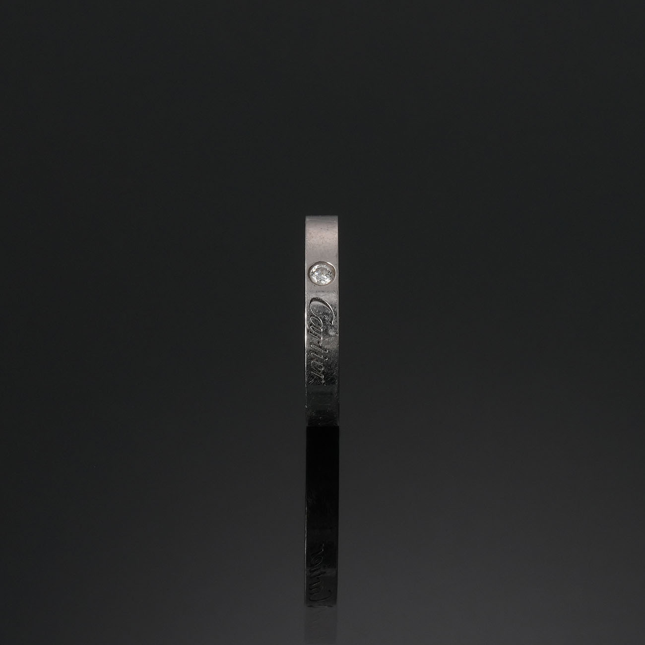 CARTIER(USED)까르띠에 1P 플레티늄 웨딩밴드 #51