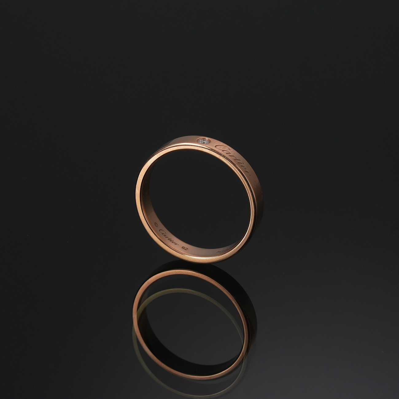 CARTIER(USED)까르띠에&nbsp;C 드 까르띠에 웨딩 링 #62