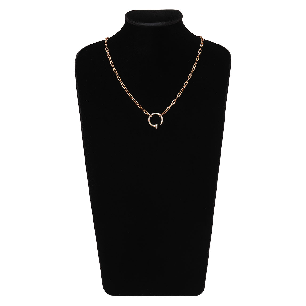 CARTIER(USED)까르띠에 저스트 앵 끌루 네크리스 파베 세팅 (25y