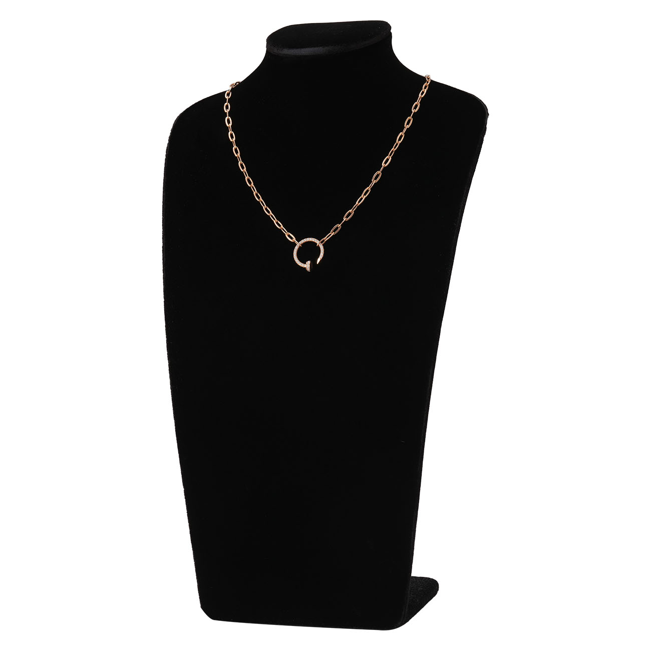 CARTIER(USED)까르띠에 저스트 앵 끌루 네크리스 파베 세팅 (25y