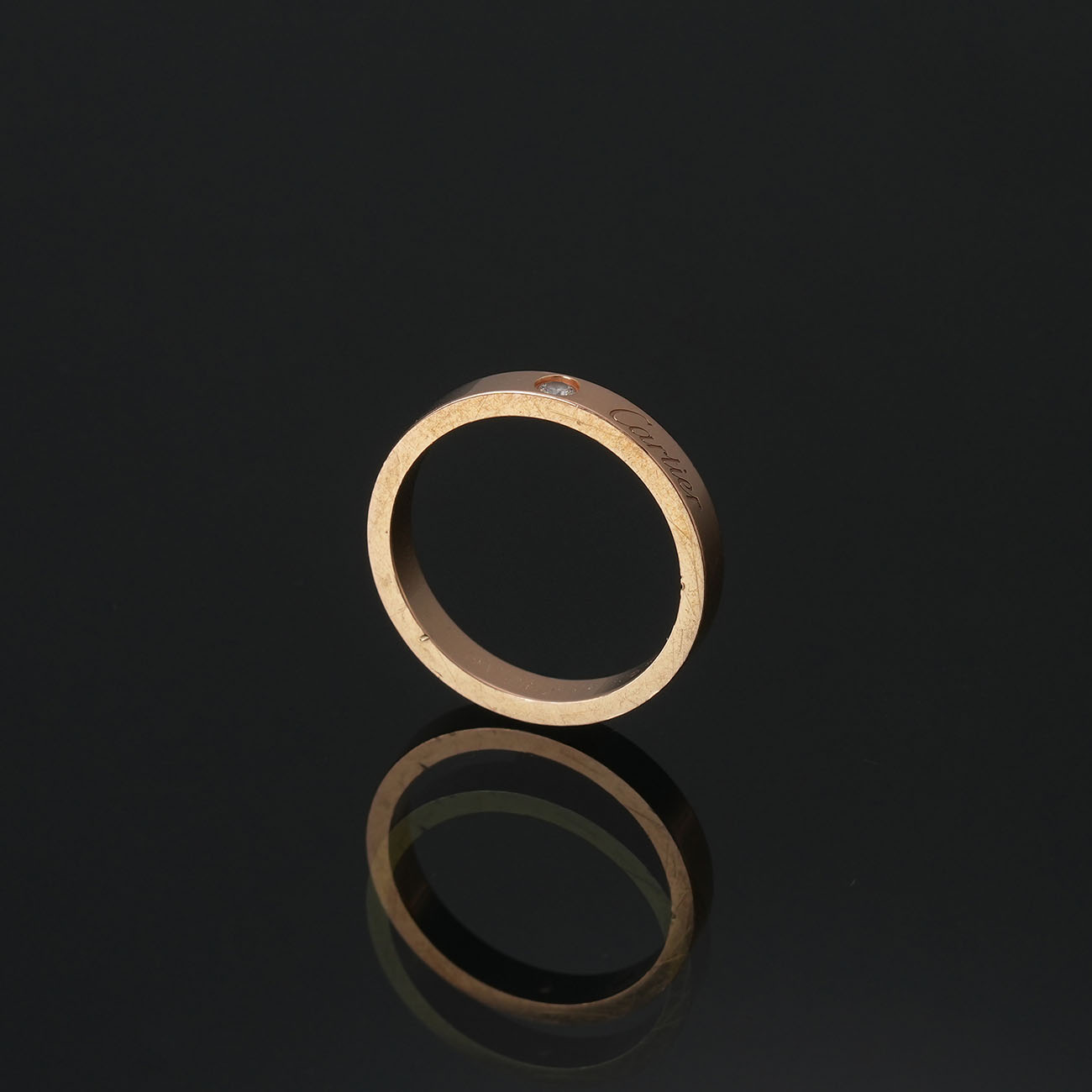 CARTIER(USED)까르띠에 C 드 까르띠에 웨딩링 1P 3MM #52