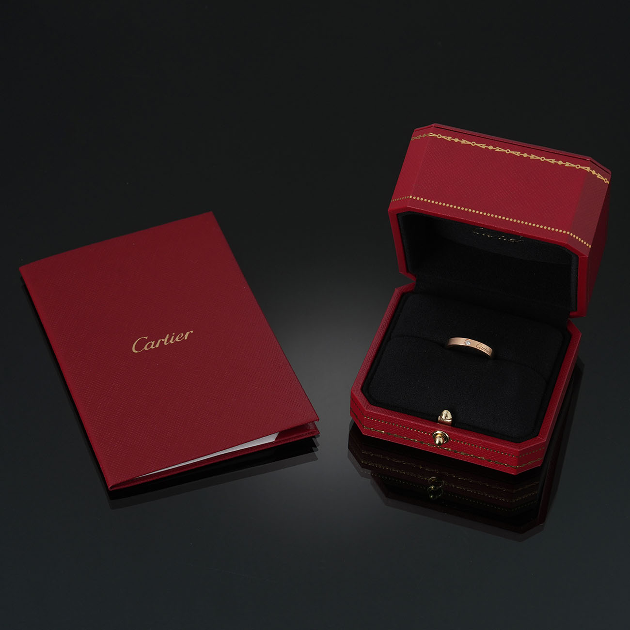CARTIER(USED)까르띠에 C 드 까르띠에 웨딩링 1P 3MM #52