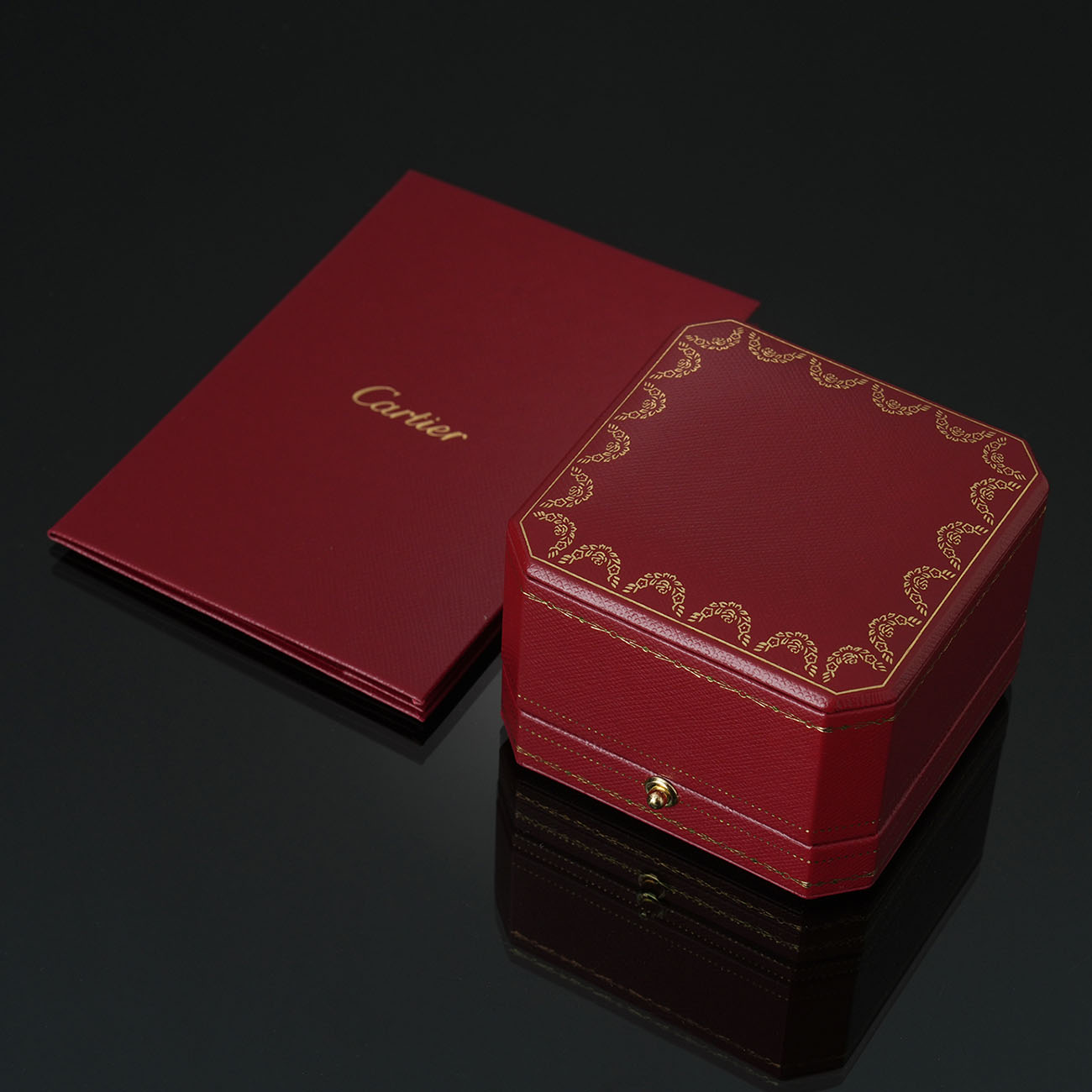 CARTIER(USED) 까르띠에 플레티넘 다이아 웨딩밴드 1P #56