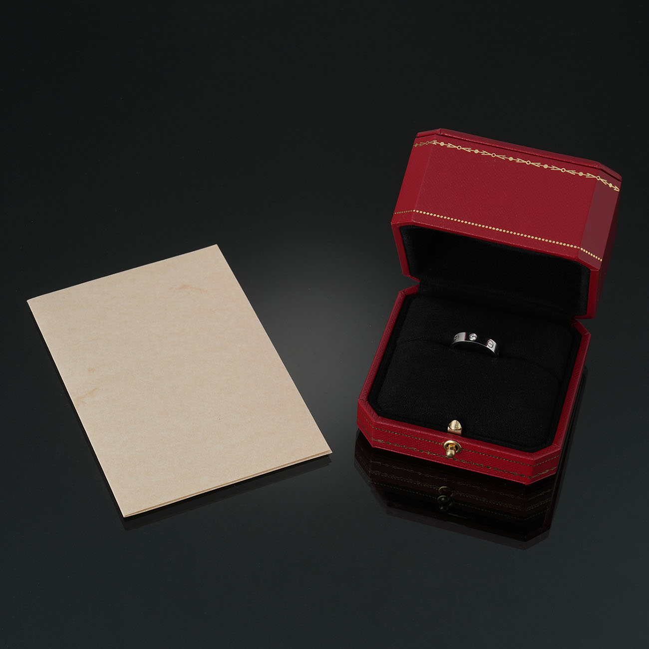 CARTIER(USED)까르띠에 1P 러브 링 #48