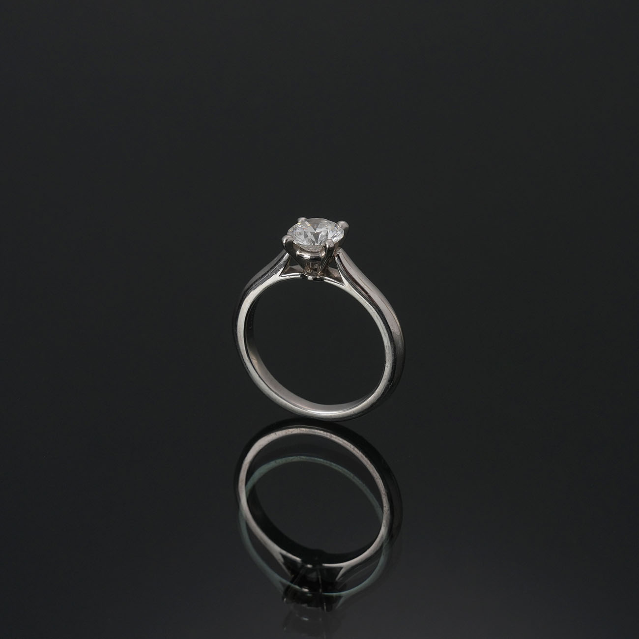 CARTIER(USED)까르띠에 1895 솔리테어 브릴리언트 컷 다이아몬드 #54