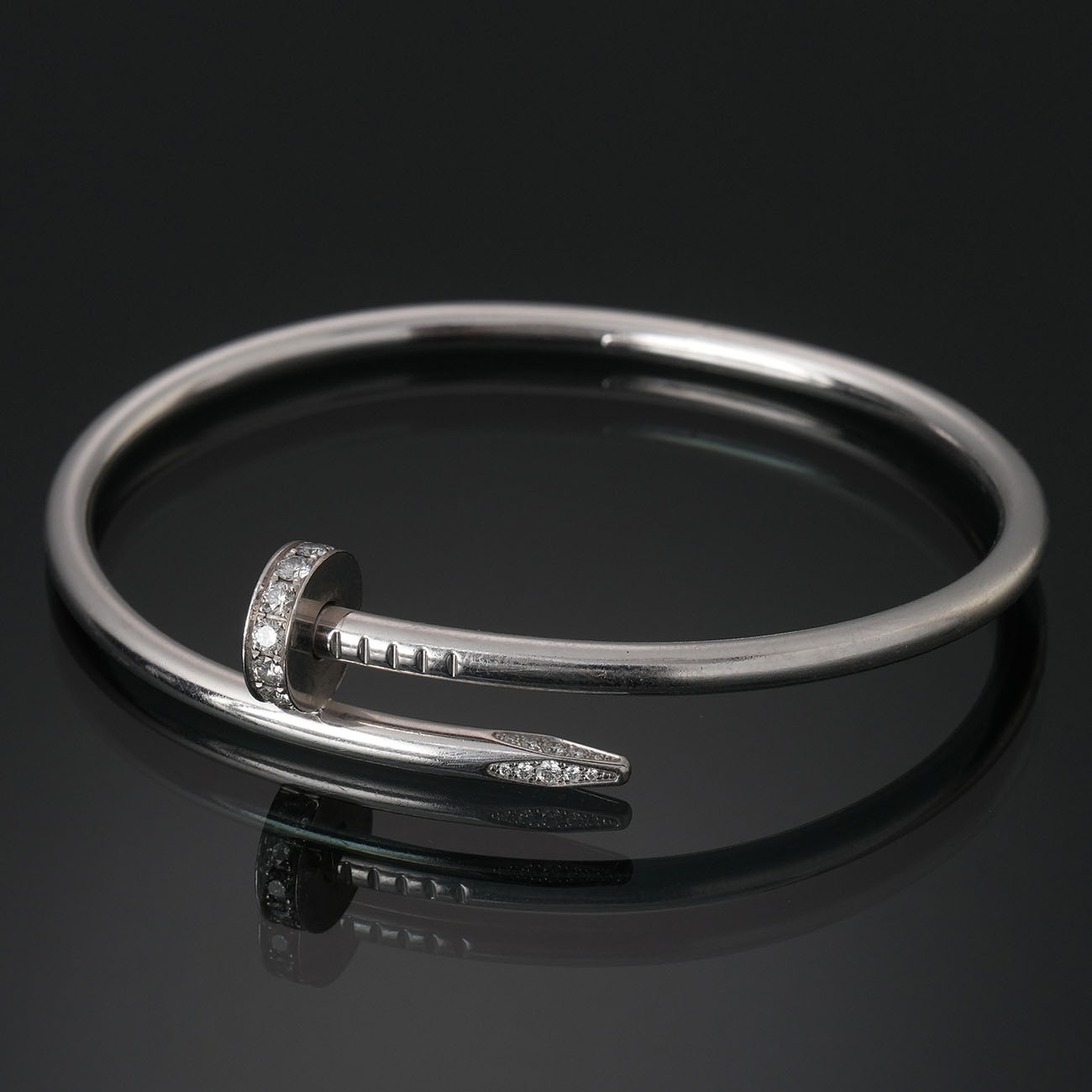 CARTIER(USED)까르띠에 다이아 저스트 앵 끌루 브레이슬릿 #18