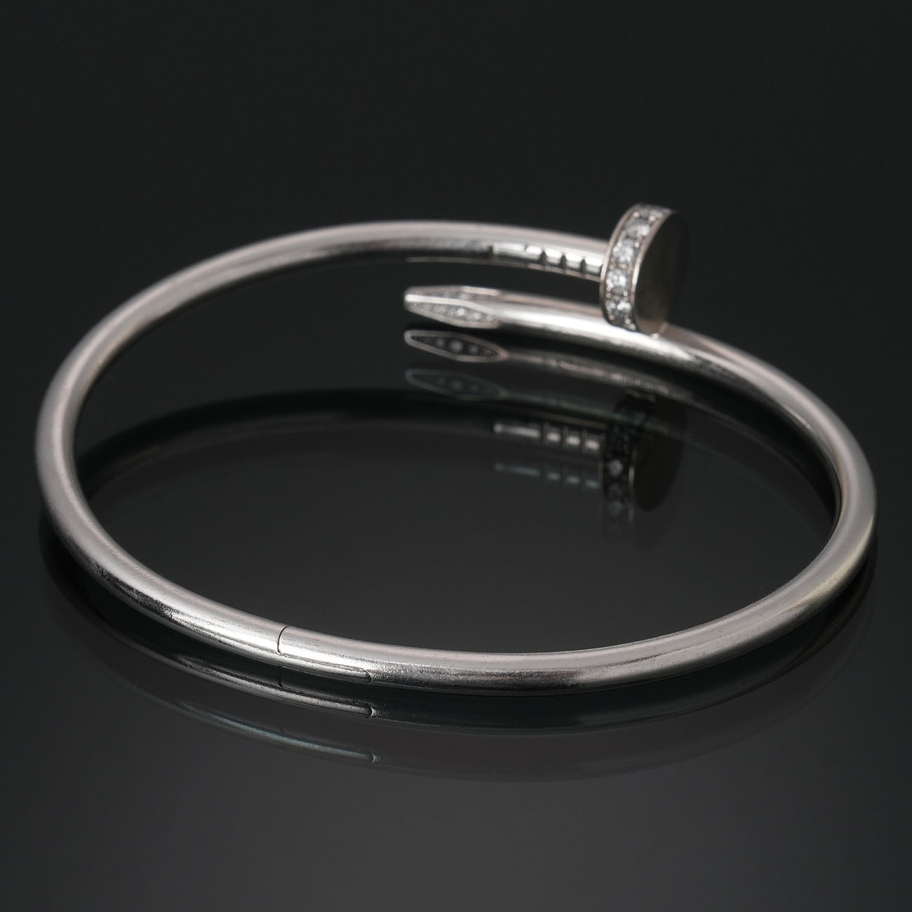 CARTIER(USED)까르띠에 다이아 저스트 앵 끌루 브레이슬릿 #18