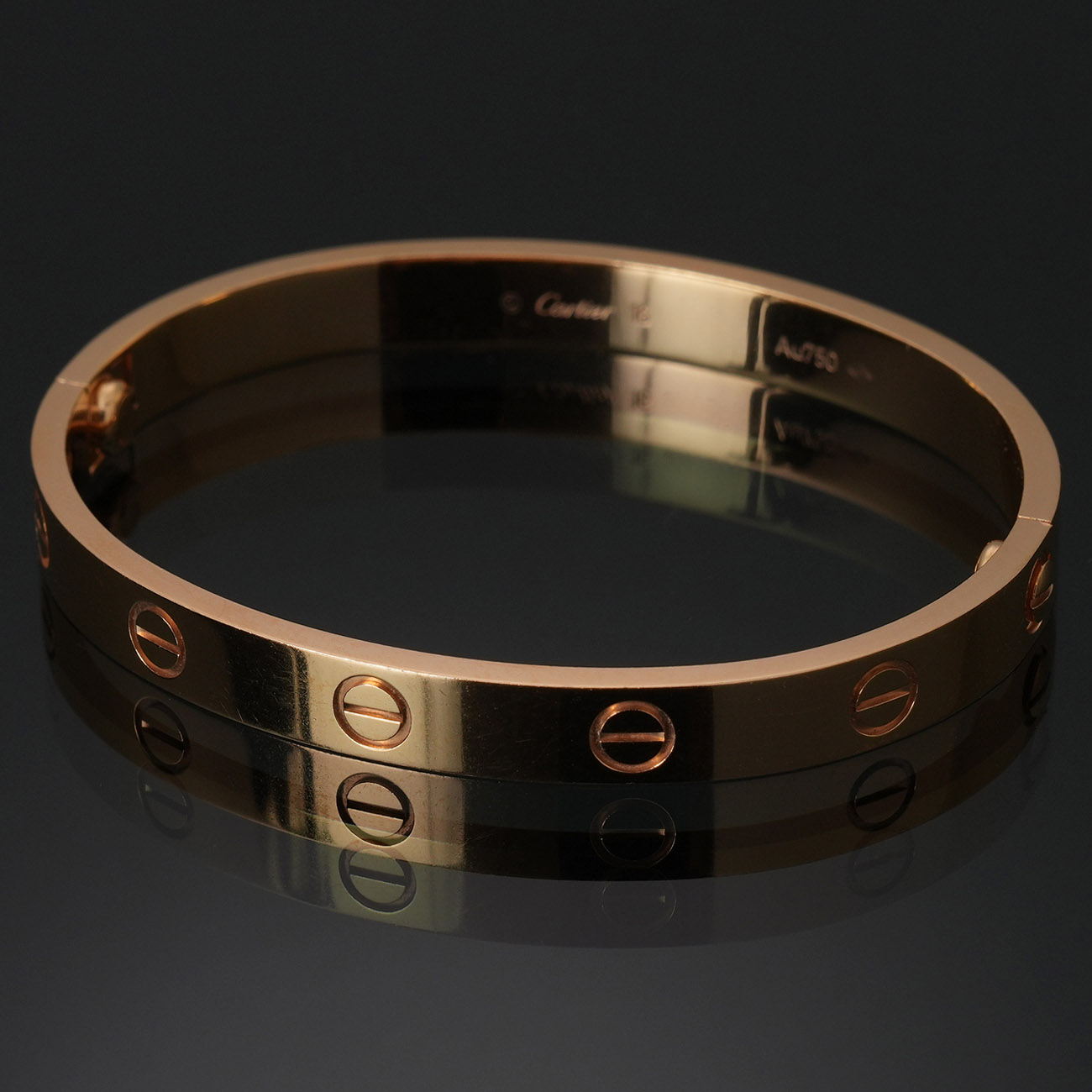 CARTIER(USED)까르띠에 러브 브레이슬릿 #16