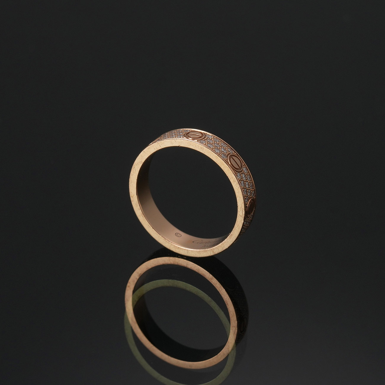 CARTIER(USED)까르띠에 다이아 파베 러브 링 스몰 #51