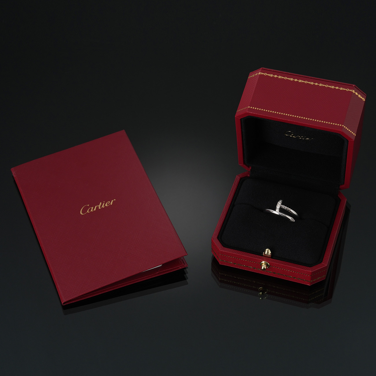 CARTIER(USED)까르띠에 저스트 앵 끌루 다이아 스몰링#57