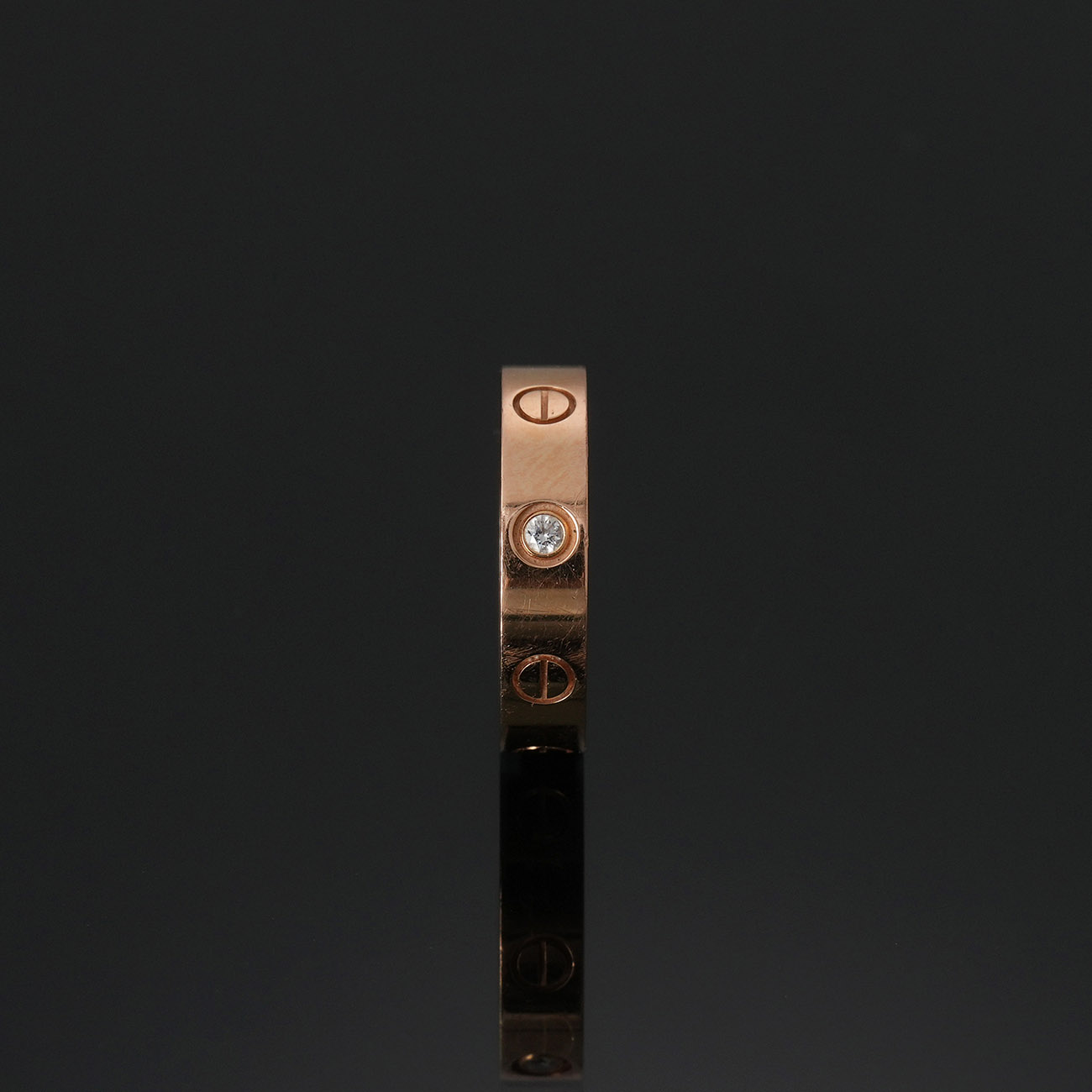 CARTIER(USED)까르띠에 1P 다이아 러브링 #48