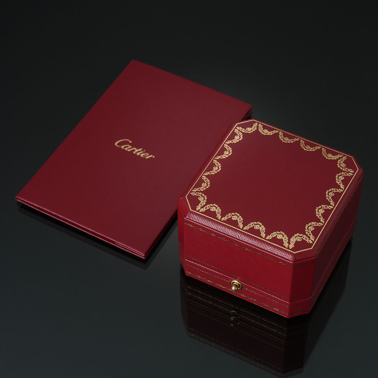 CARTIER(USED)까르띠에 다이아 12P 마이용 팬더 링#50