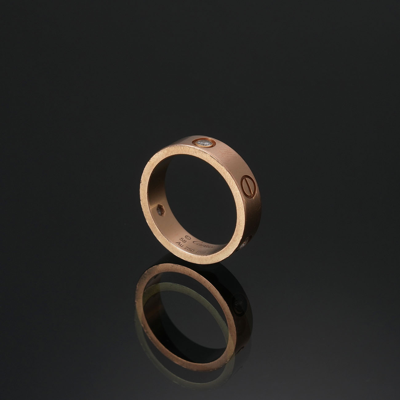CARTIER(USED)까르띠에 러브링 3P #58