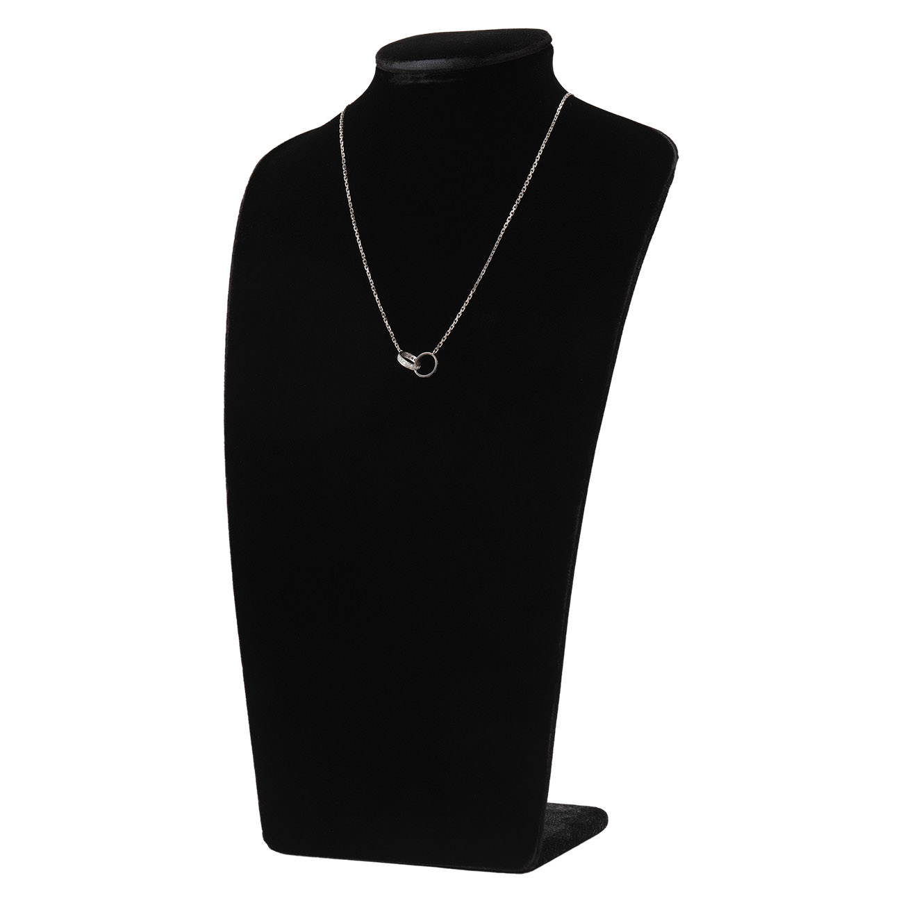 CARTIER(USED)까르띠에 다이아 러브 네크리스 세미 파베 세팅