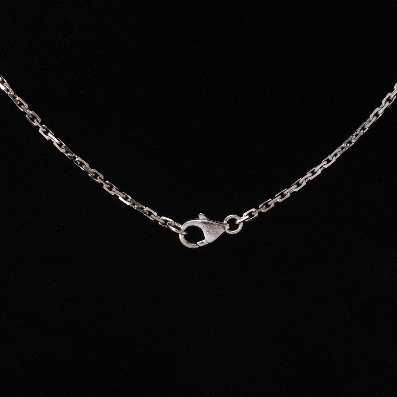 CARTIER(USED)까르띠에 다이아 러브 네크리스 세미 파베 세팅