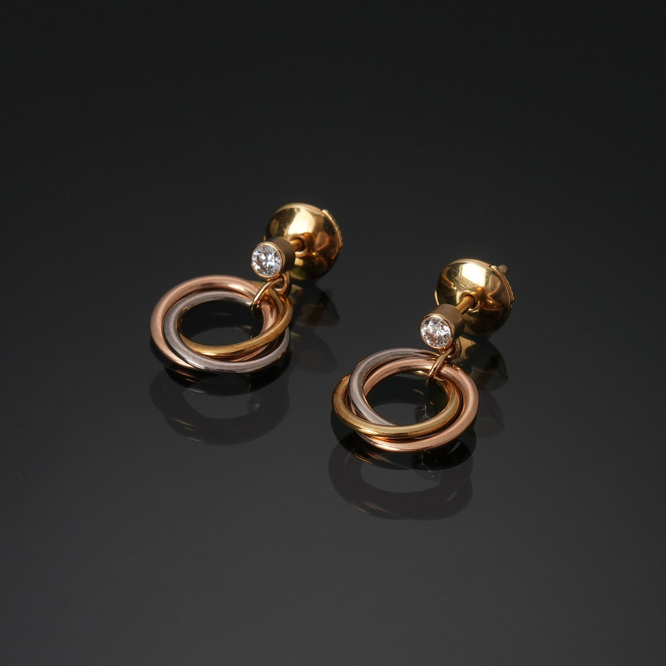 CARTIER(USED)까르띠에 트리니티 이어링