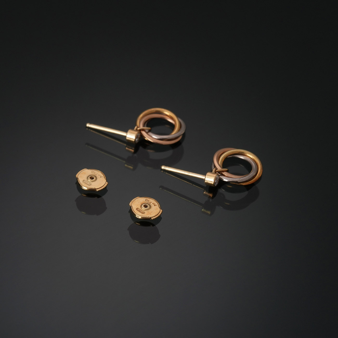 CARTIER(USED)까르띠에 트리니티 이어링