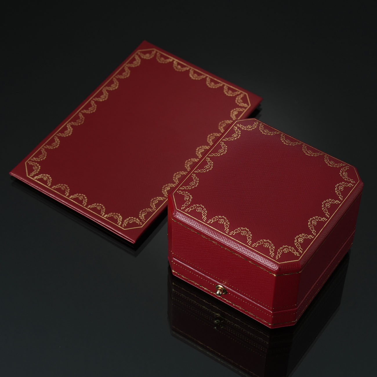 CARTIER(USED)까르띠에 3P 다이아 러브 클래식 링 #60