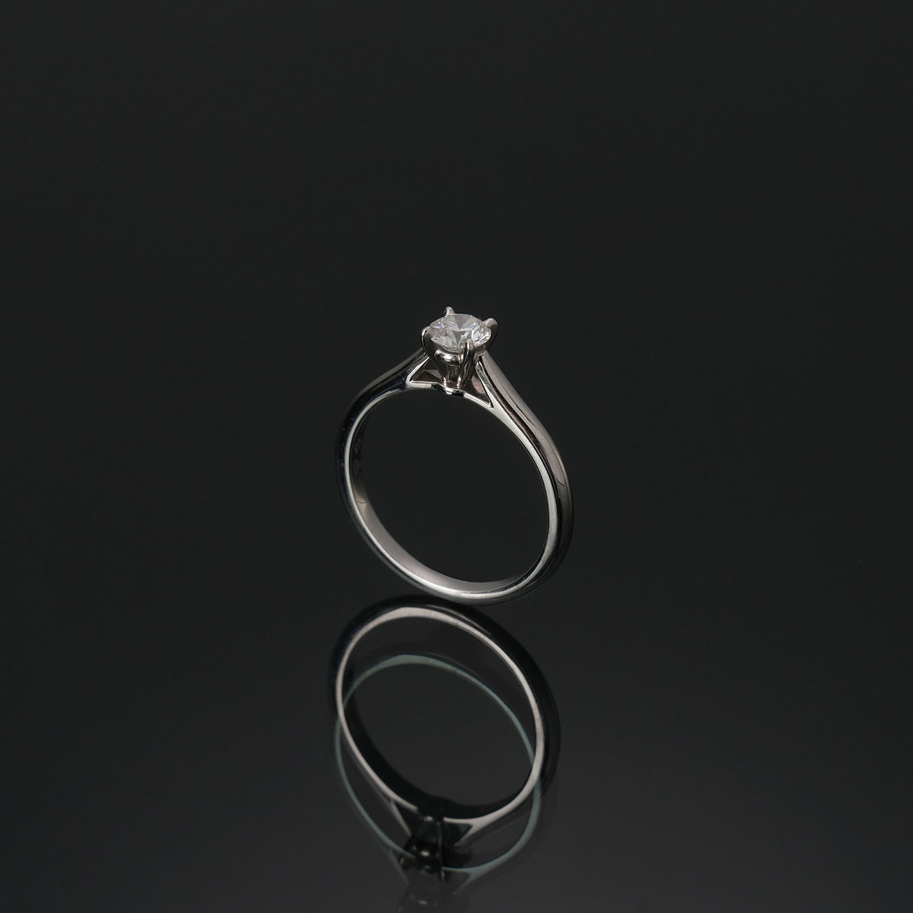 CARTIER(USED)까르띠에 솔리테어 0.32ct 다이아링#49