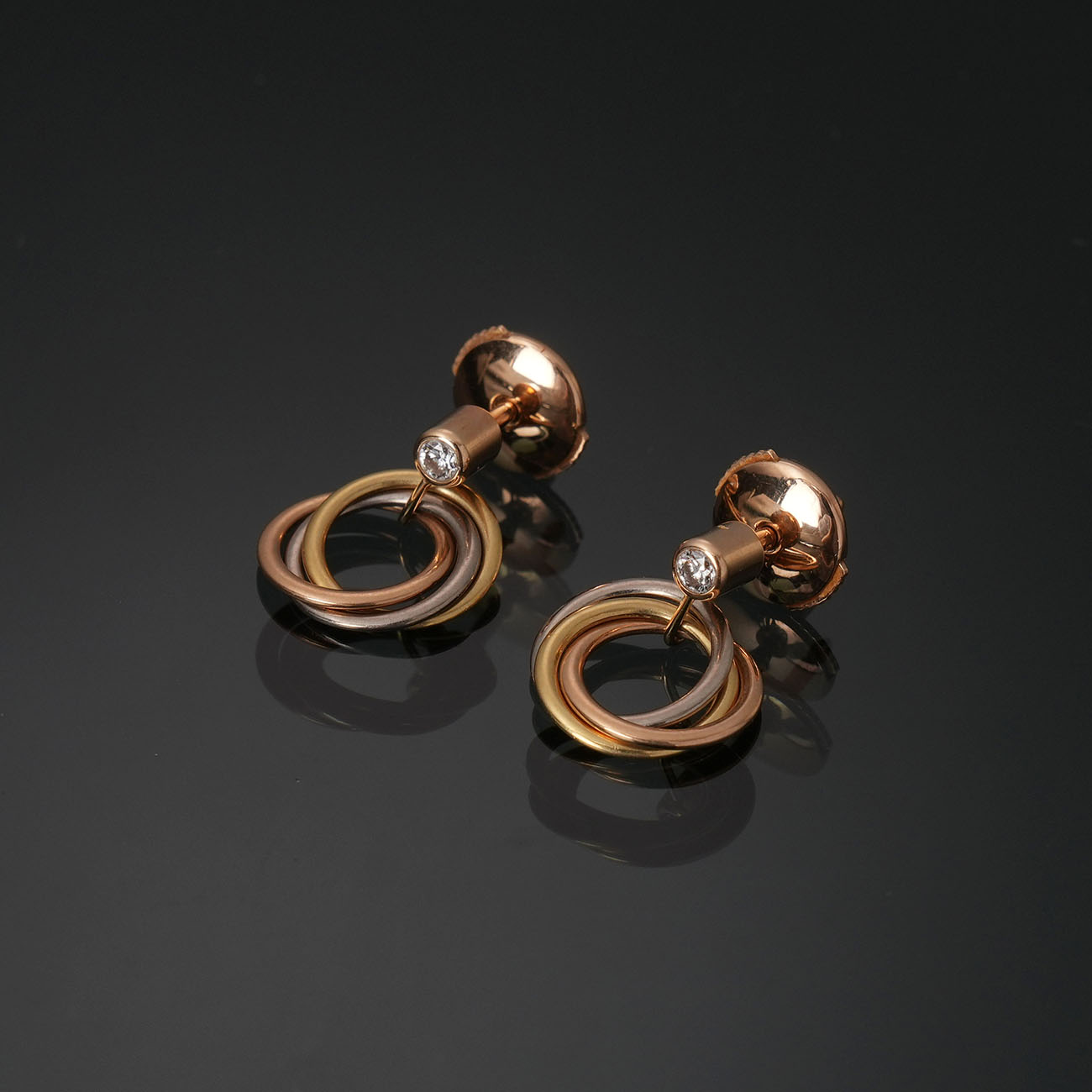 CARTIER(USED)까르띠에 트리니티 이어링