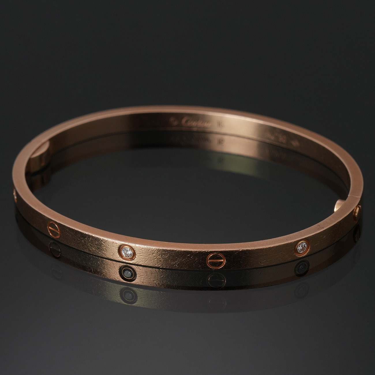 CARTIER(USED)까르띠에 6P 러브 브레이슬릿 SM #16c