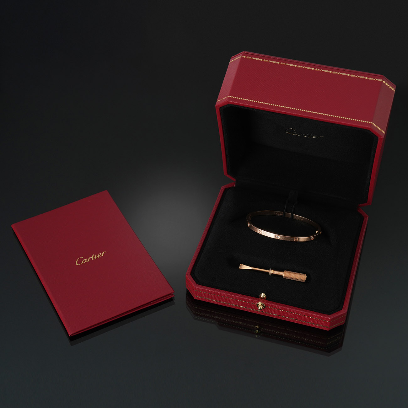 CARTIER(USED)까르띠에 6P 러브 브레이슬릿 SM #16c