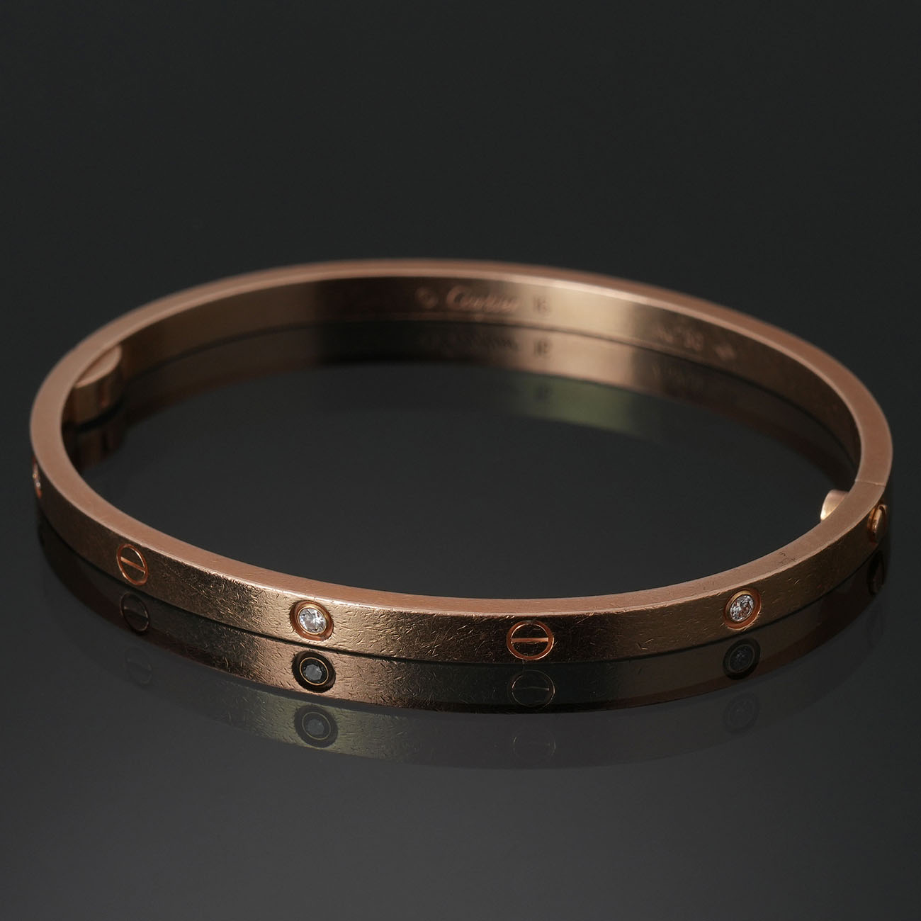 CARTIER(USED)까르띠에 6P 러브 브레이슬릿 SM #16c