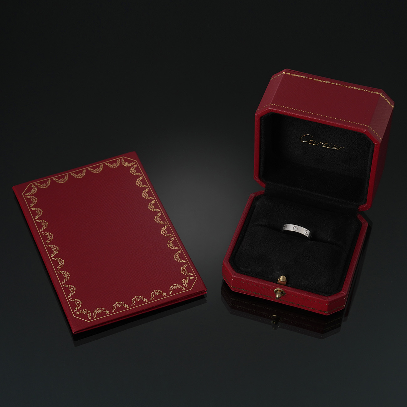 CARTIER(USED)까르띠에 1P 러브 웨딩밴드#50