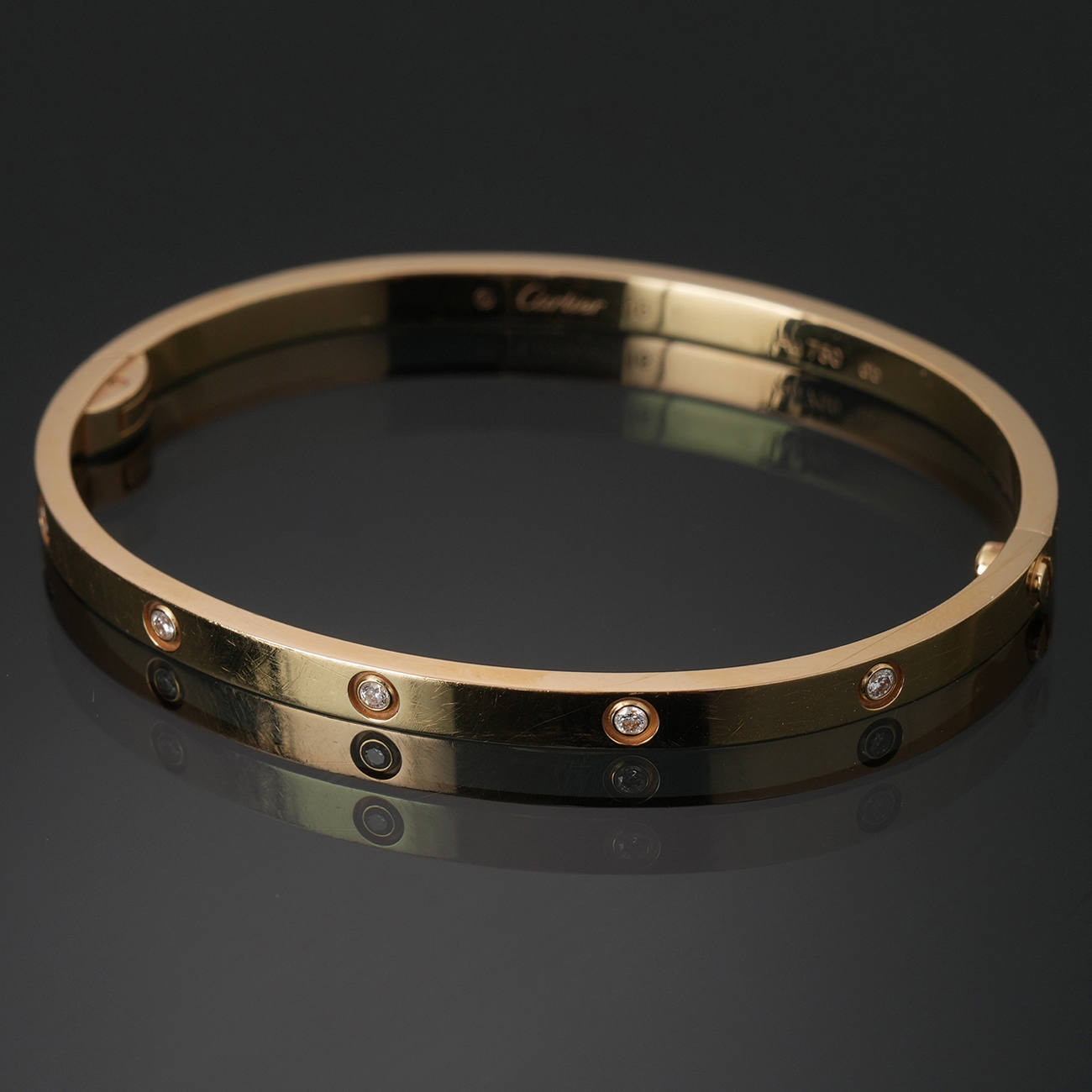 CARTIER(USED)까르띠에 러브 브레이슬릿 스몰 10P #16