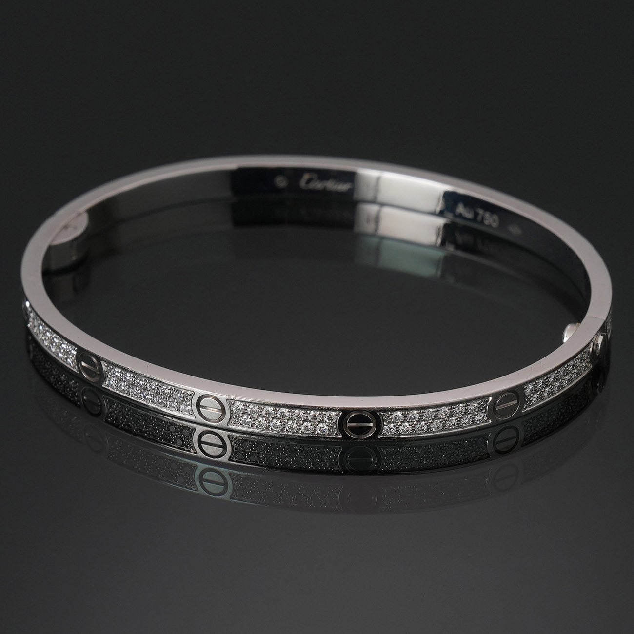 CARTIER(USED)까르띠에 러브 풀파베 브레이슬릿 SM #16