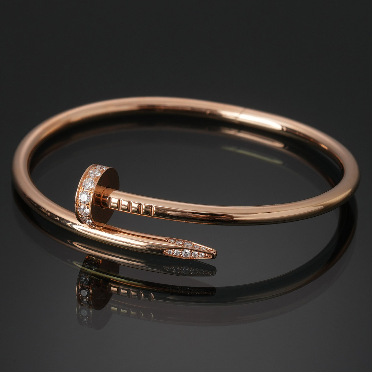 CARTIER(USED)까르띠에 다이아 저스트 앵 끌루 브레이슬릿 #17