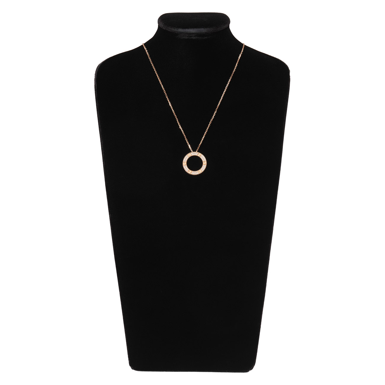 CARTIER(USED)까르띠에 러브 다이아 네크리스