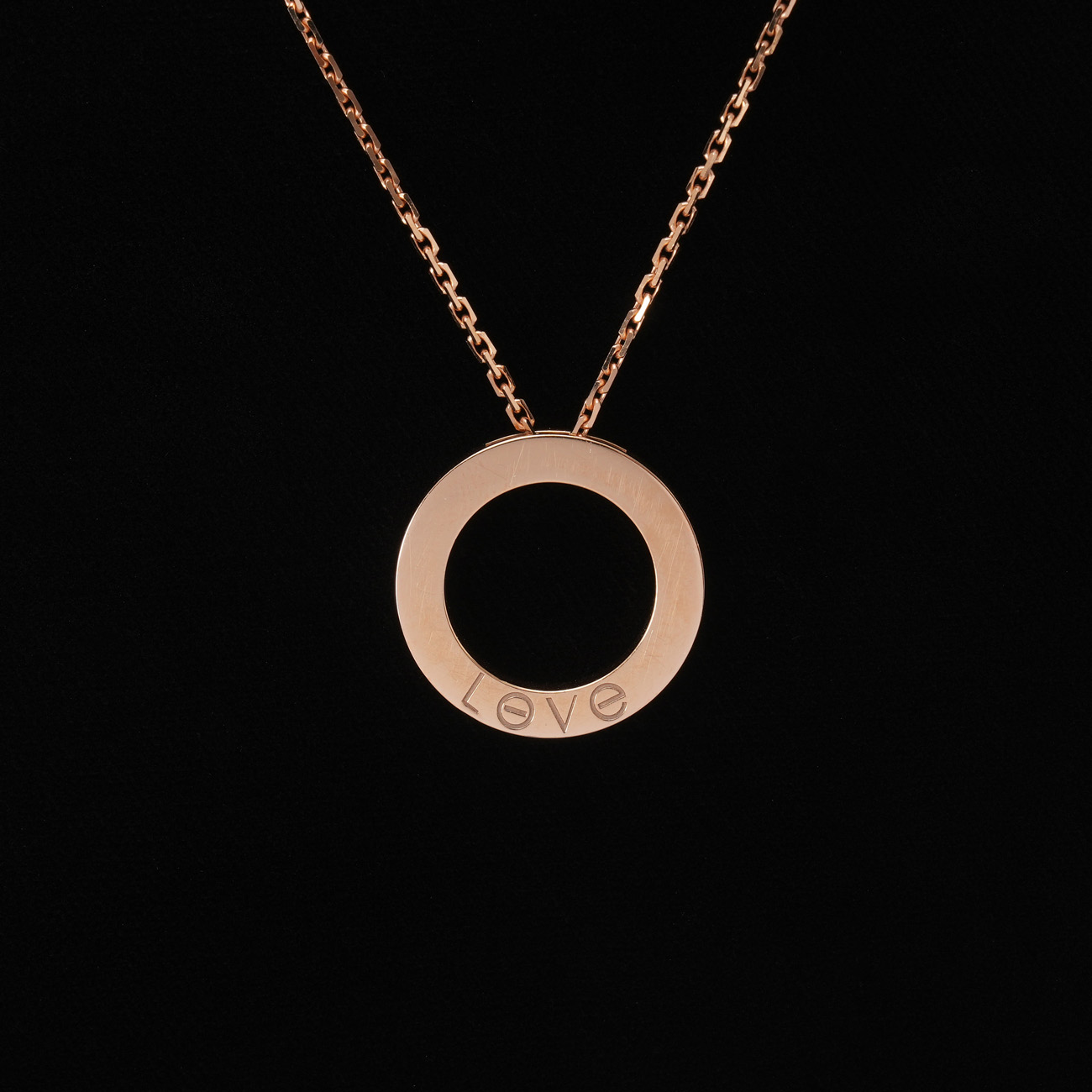 CARTIER(USED)까르띠에 러브 다이아 네크리스