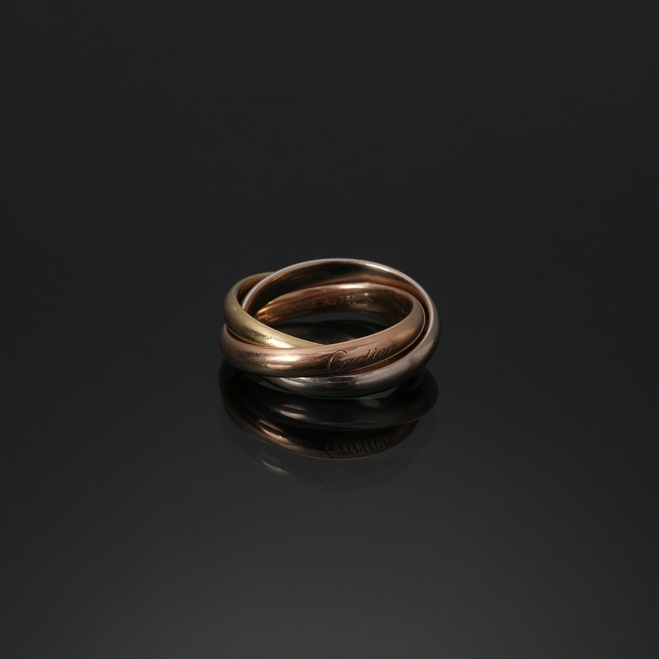CARTIER(USED)까르띠에 트리니티 링 #53