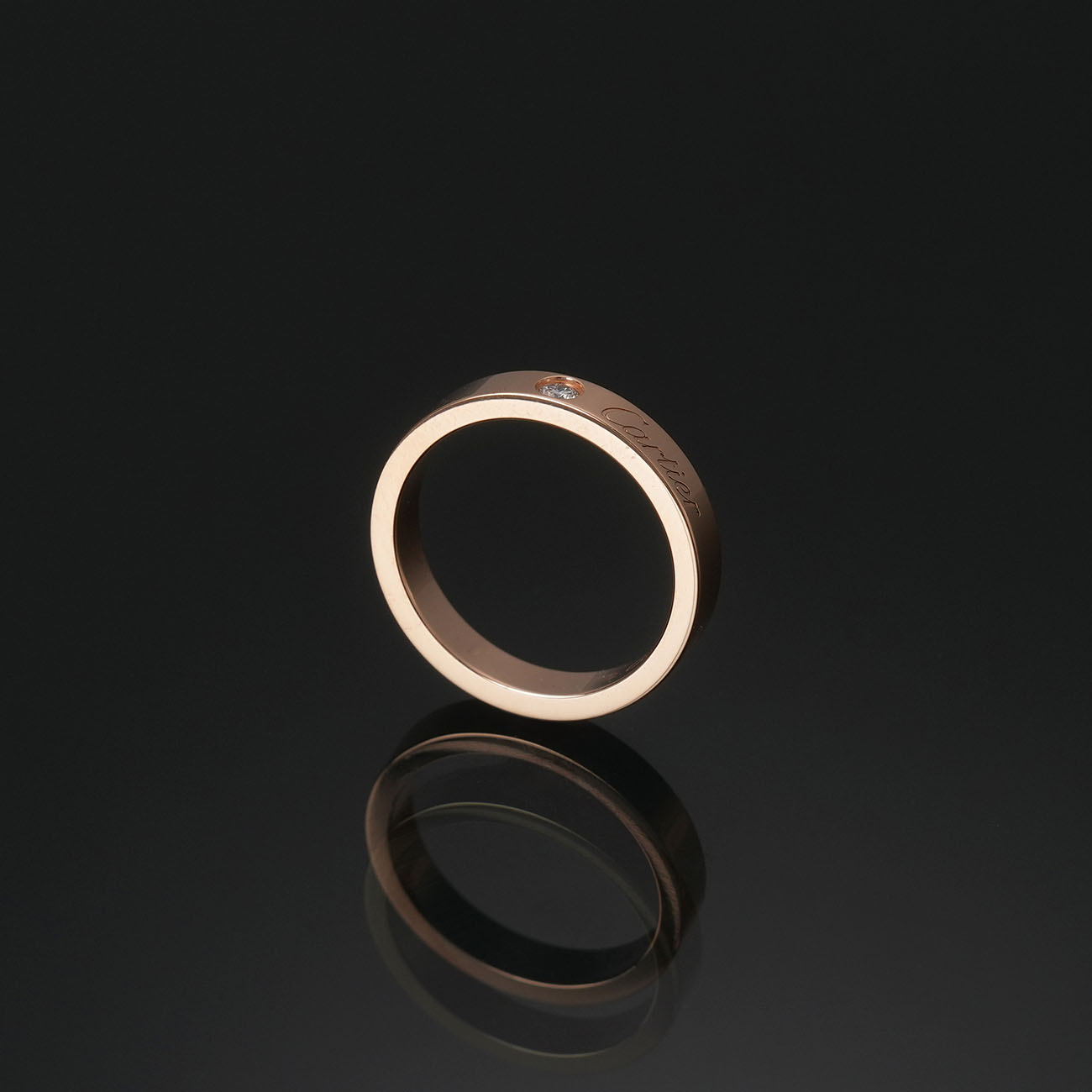 CARTIER(USED)까르띠에 C 드 까르띠에 1P 웨딩링 3mm #47