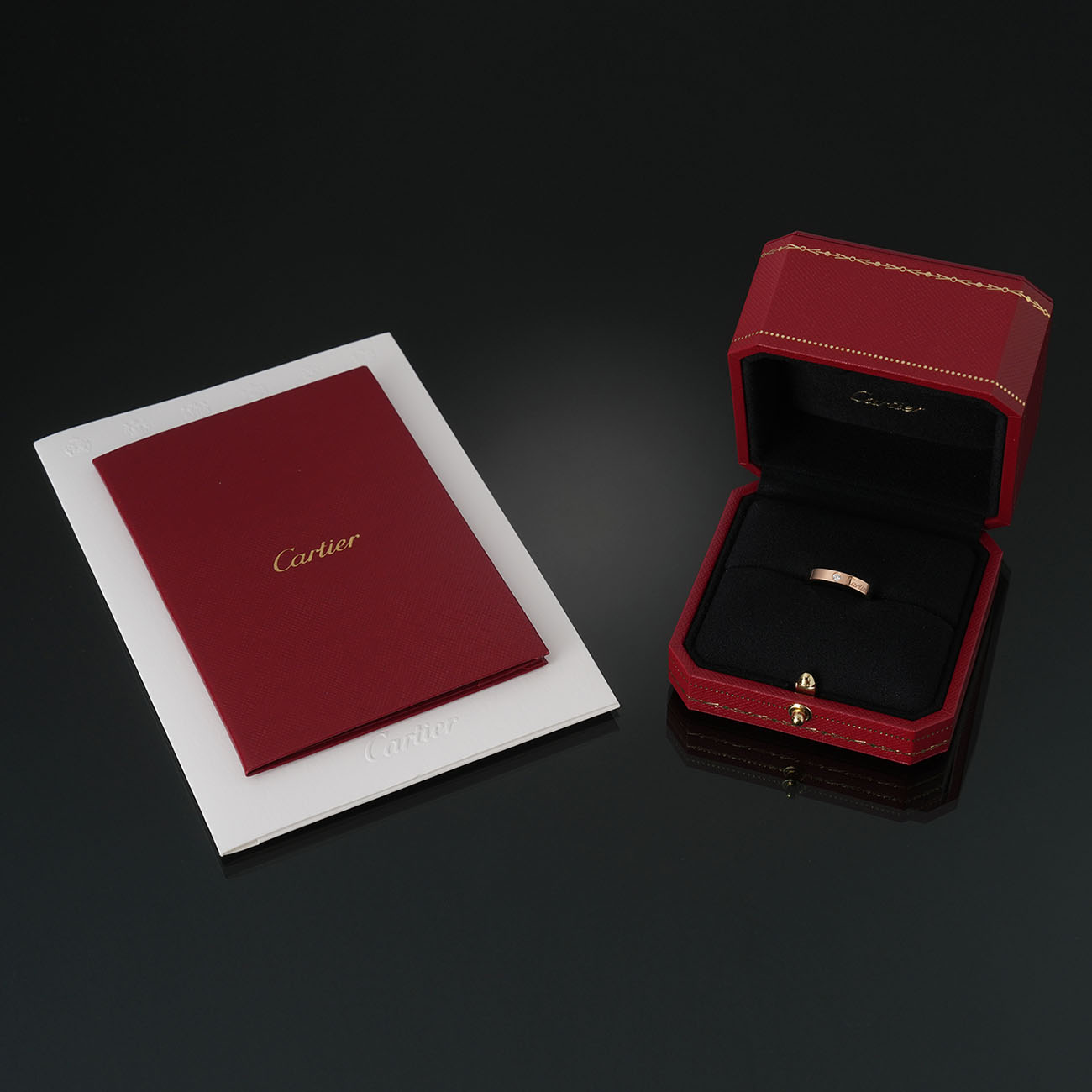 CARTIER(USED)까르띠에 C 드 까르띠에 1P 웨딩링 3mm #47