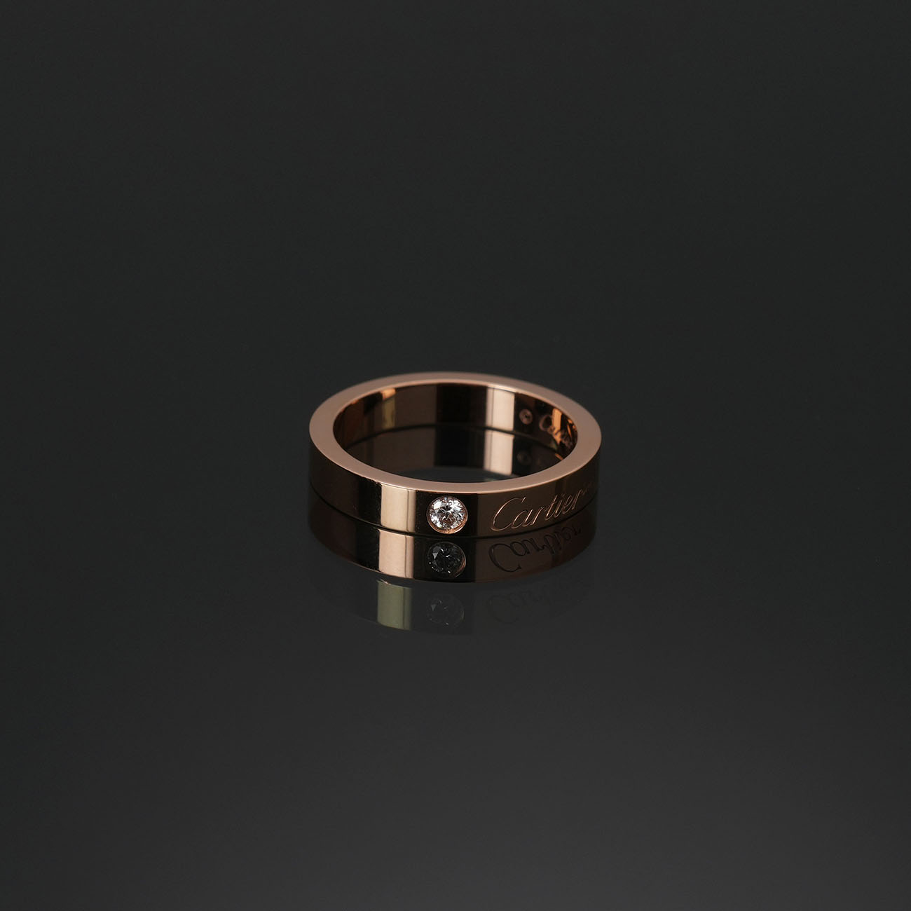 CARTIER(USED)까르띠에 C 드 까르띠에 1P 웨딩링 3mm #47