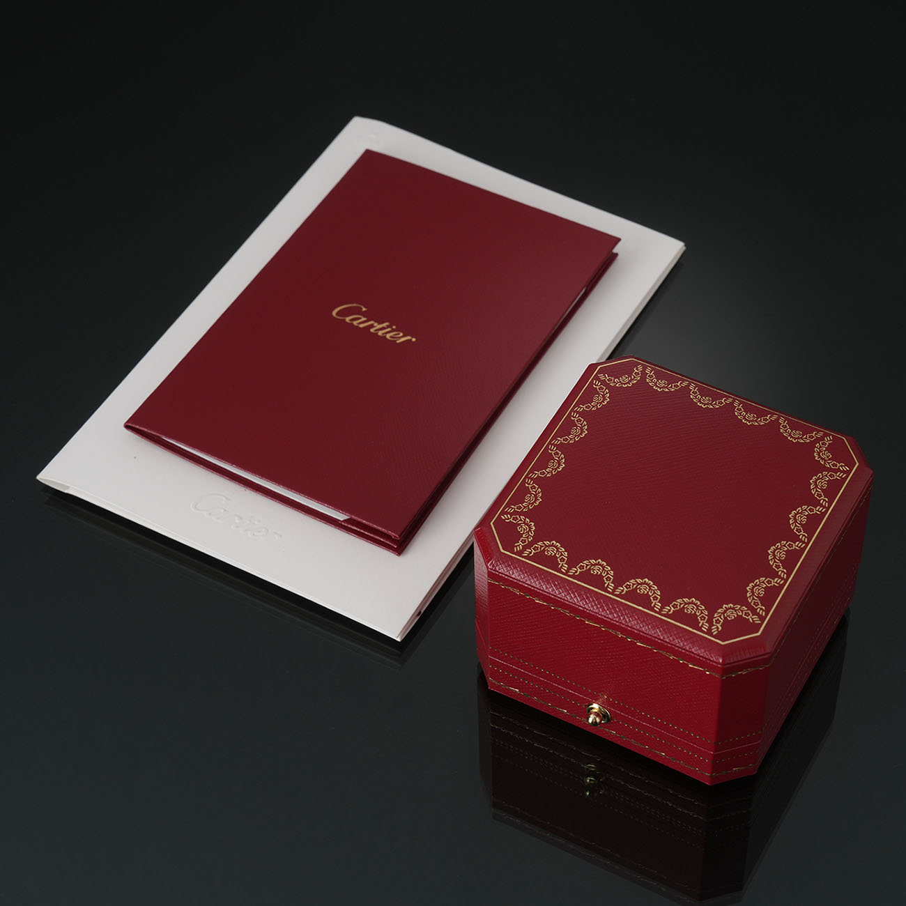 CARTIER(USED)까르띠에 C 드 까르띠에 플레티늄 웨딩링  4mm #61