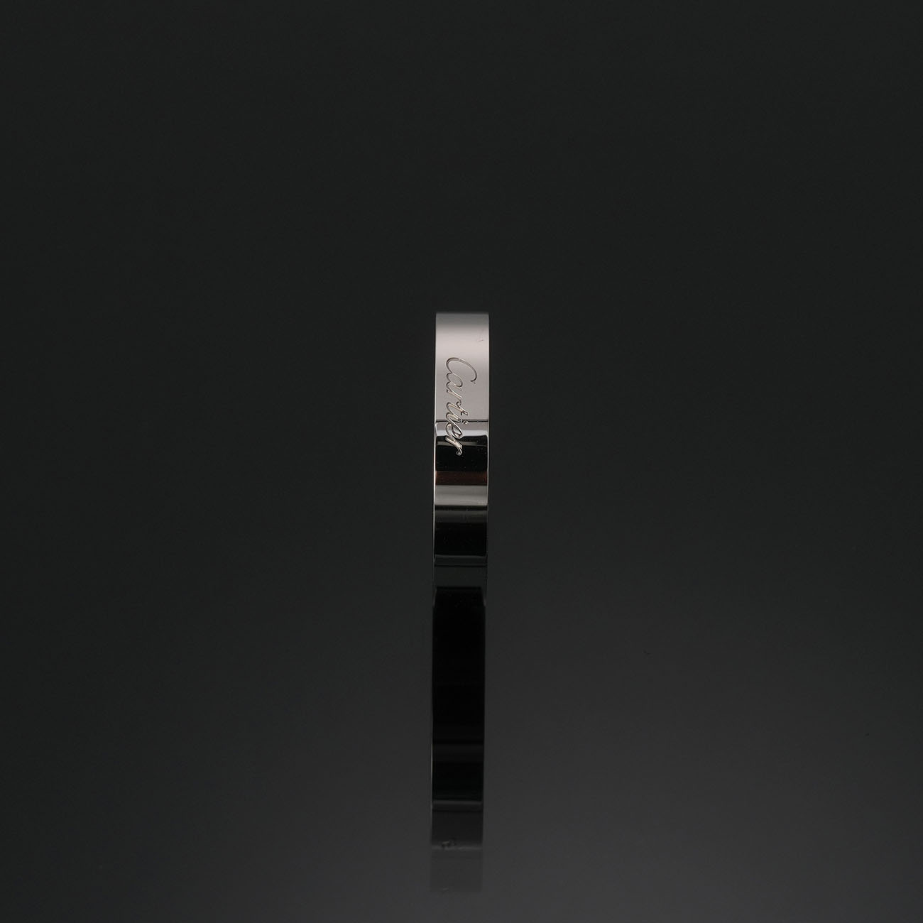 CARTIER(USED)까르띠에 C 드 까르띠에 플레티늄 웨딩링  4mm #61