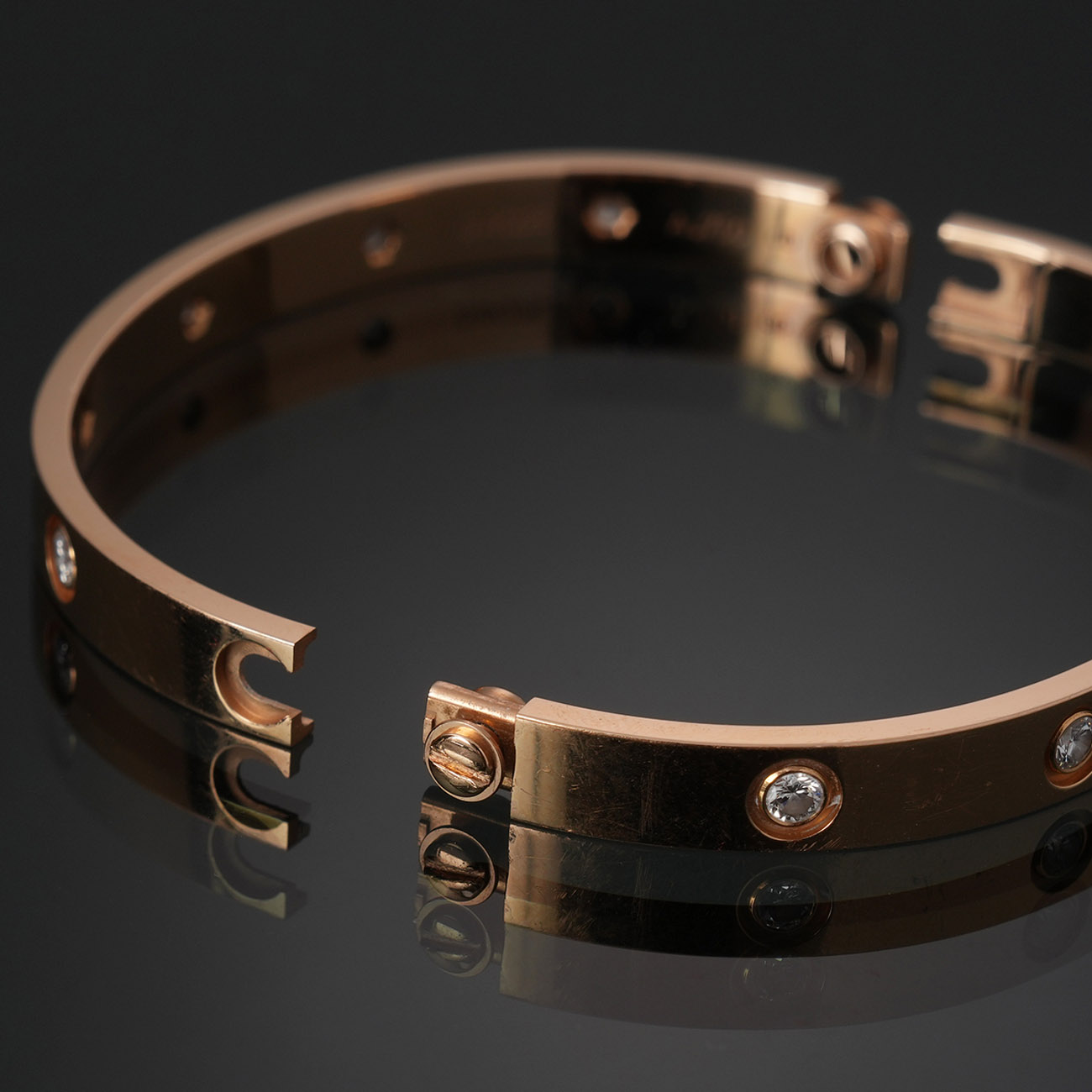 CARTIER(USED)까르띠에 러브 브레이슬릿 10P