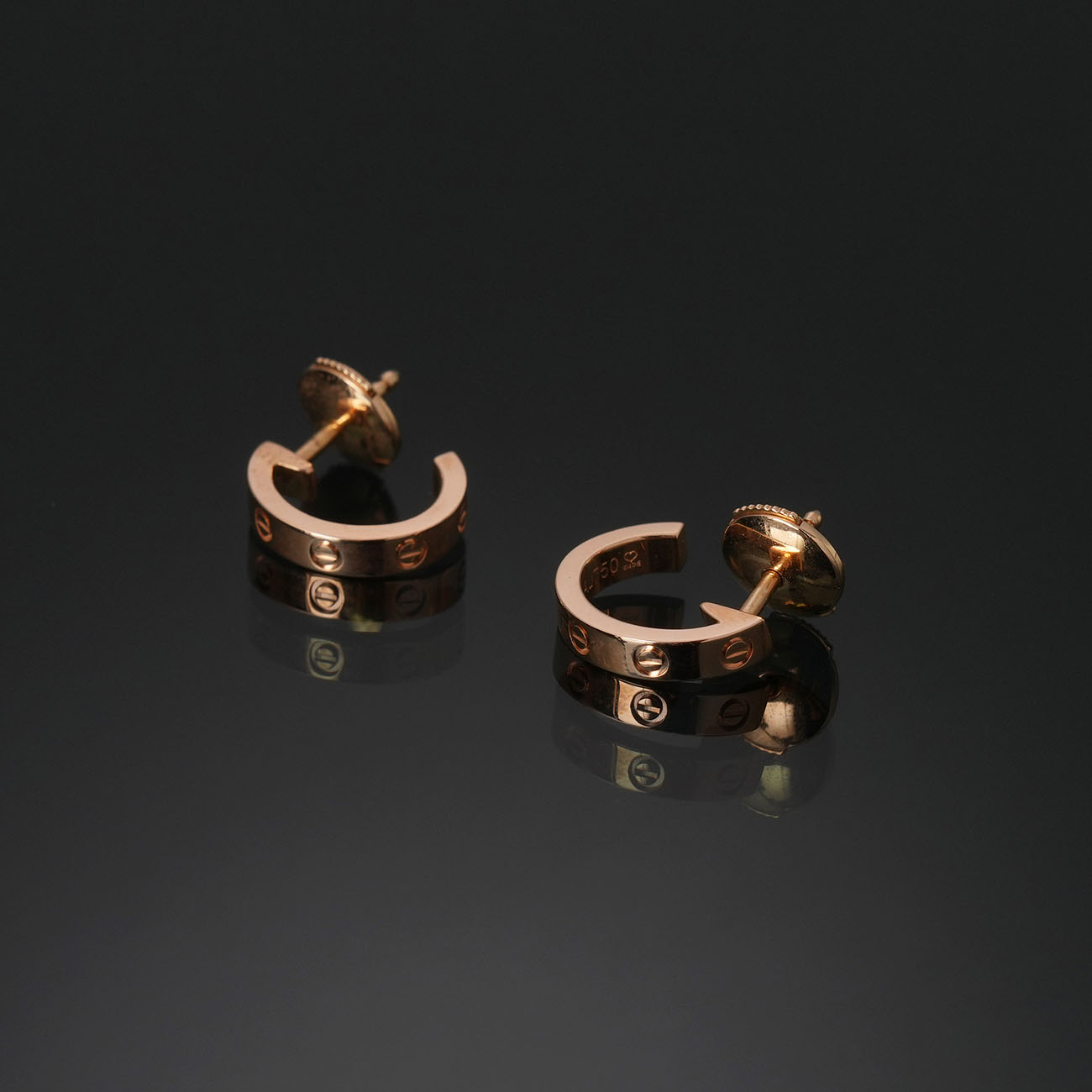 CARTIER(USED)까르띠에 러브 이어링 스몰