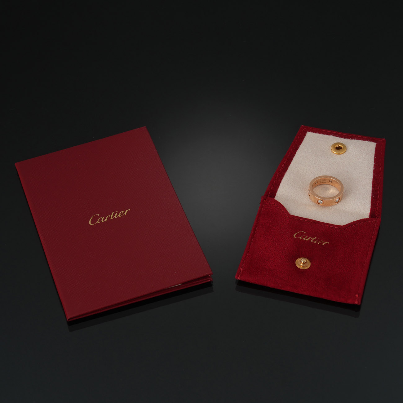 CARTIER(USED)까르띠에 러브링 6p #51