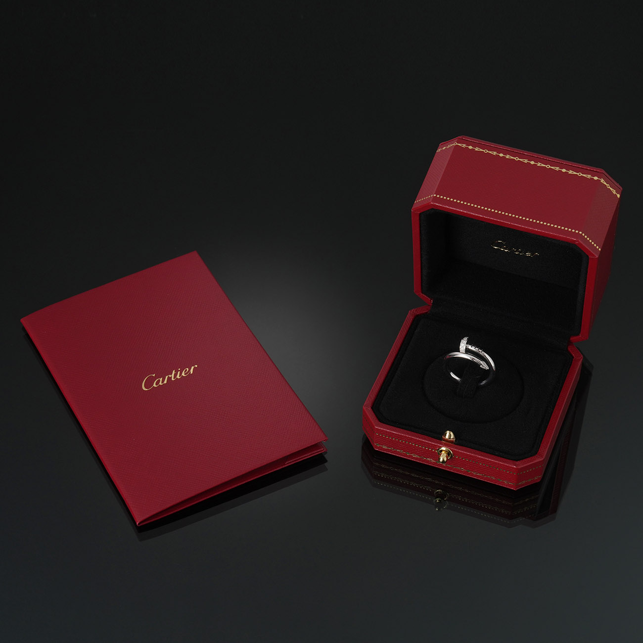 CARTIER(USED)까르띠에 다이아 저스트 엥 끌루 클래식 링 #51