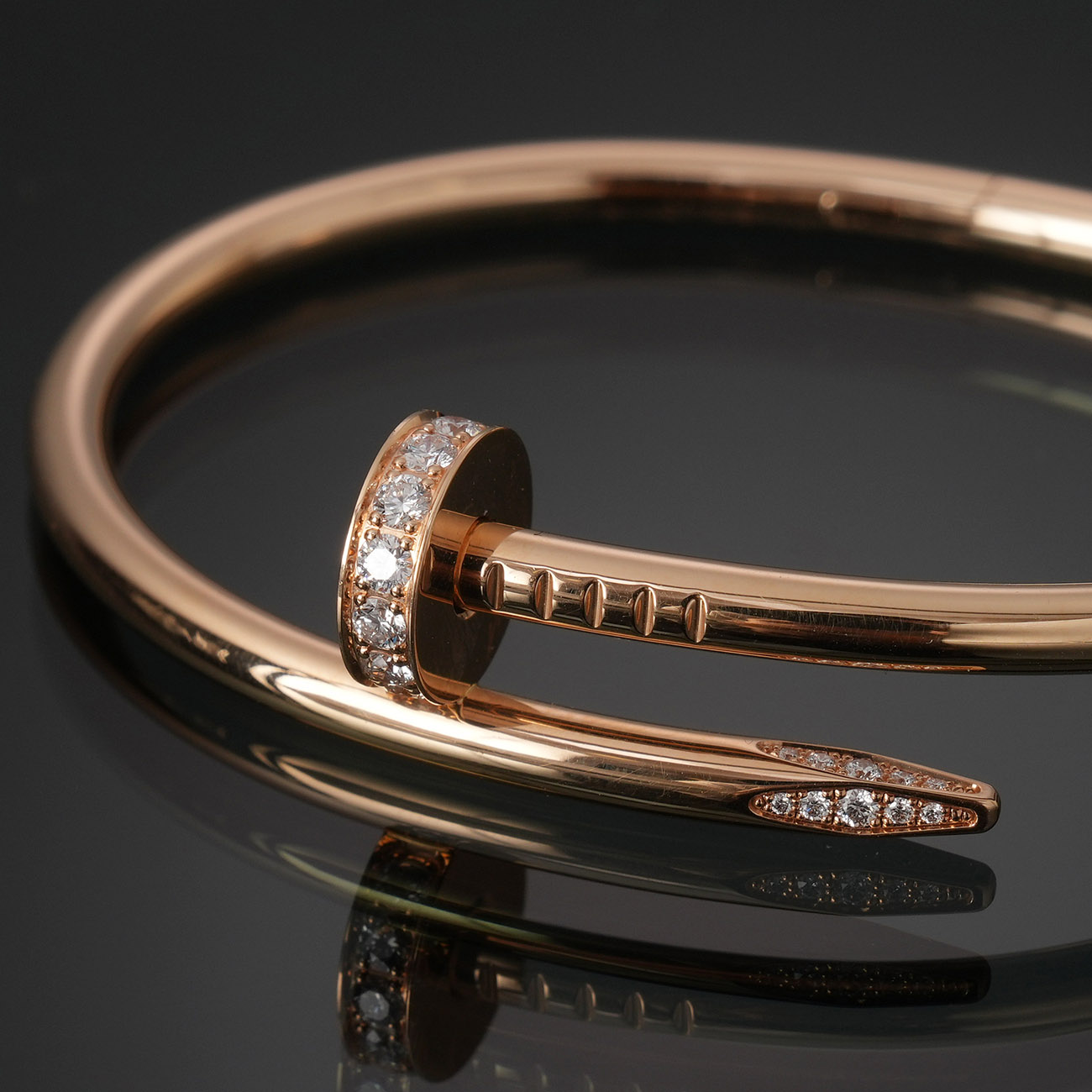 CARTIER(USED)까르띠에 다이아 저스트 엥 끌루 브레이슬릿 #16